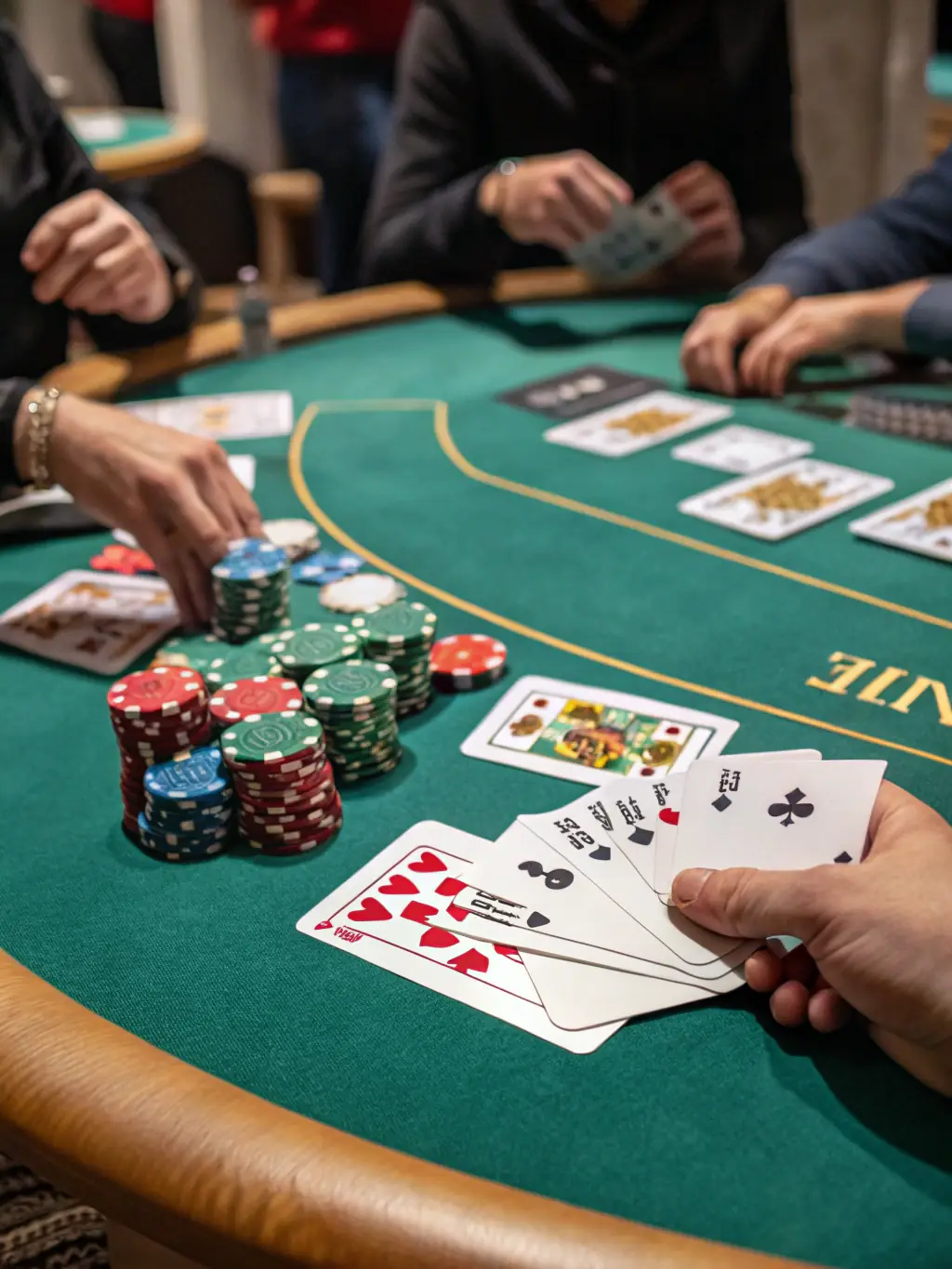 A visually appealing image featuring various poker games available at 805 bet, highlighting different poker variants and the strategic depth of the game.